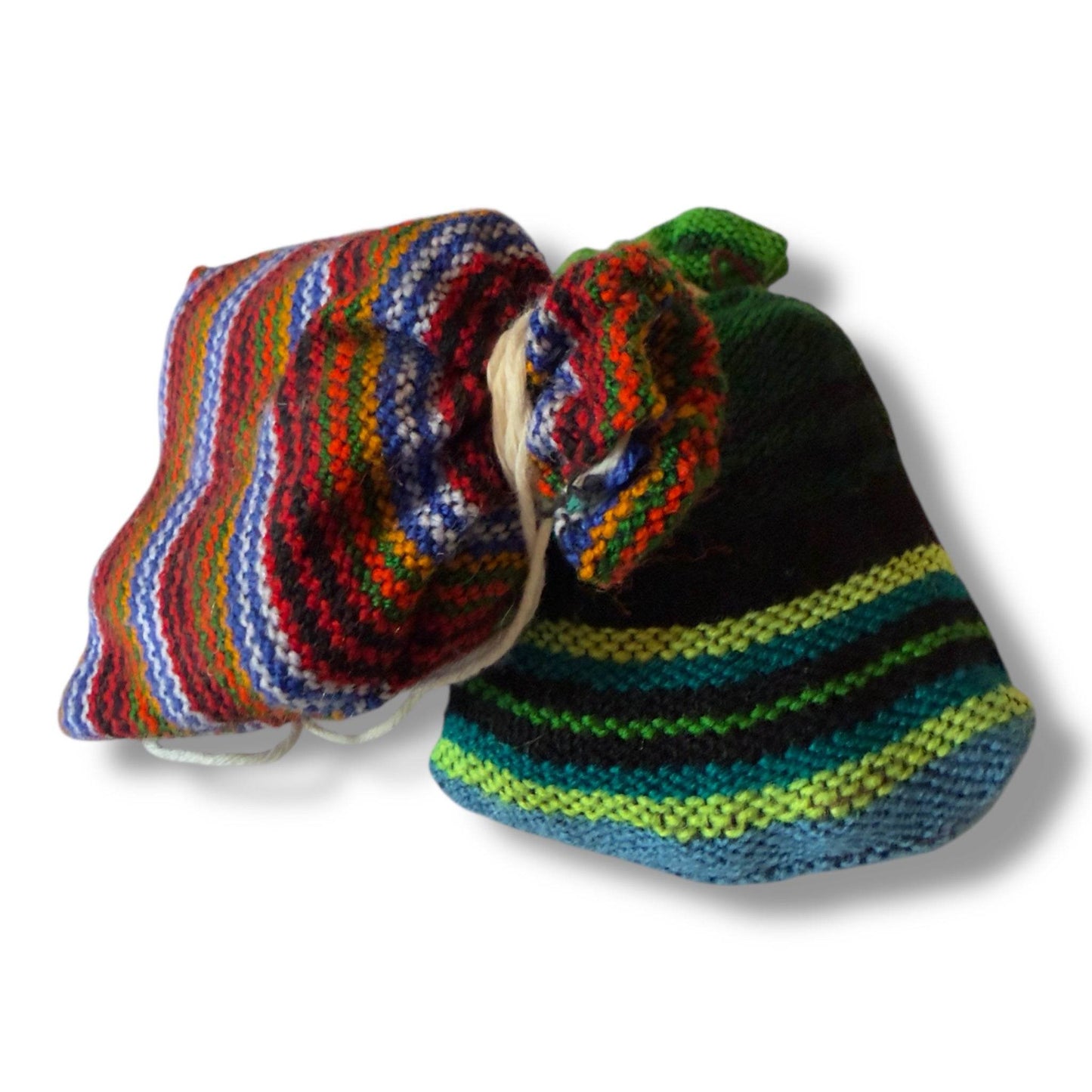 Guatemalan Worry Dolls in Handwoven Pouc - From The Andes