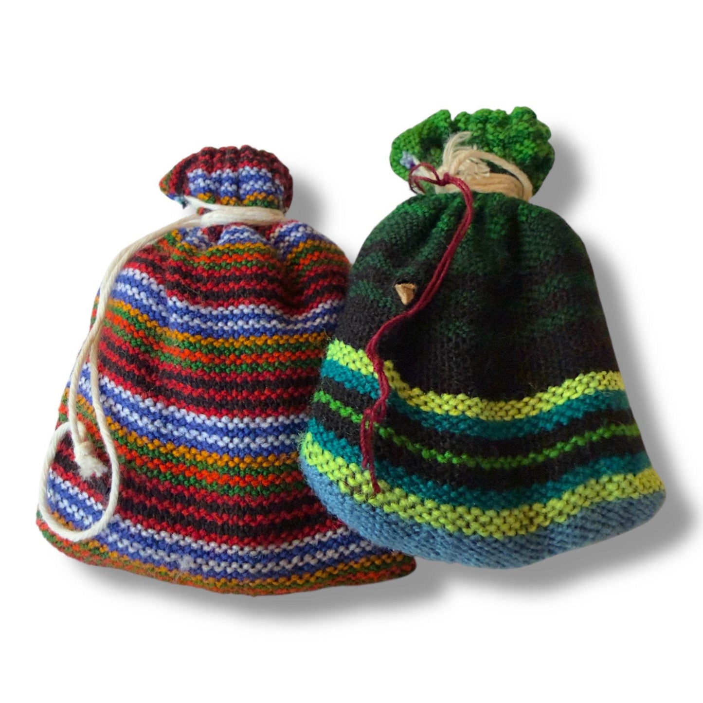 Guatemalan Worry Dolls in Handwoven Pouc - From The Andes