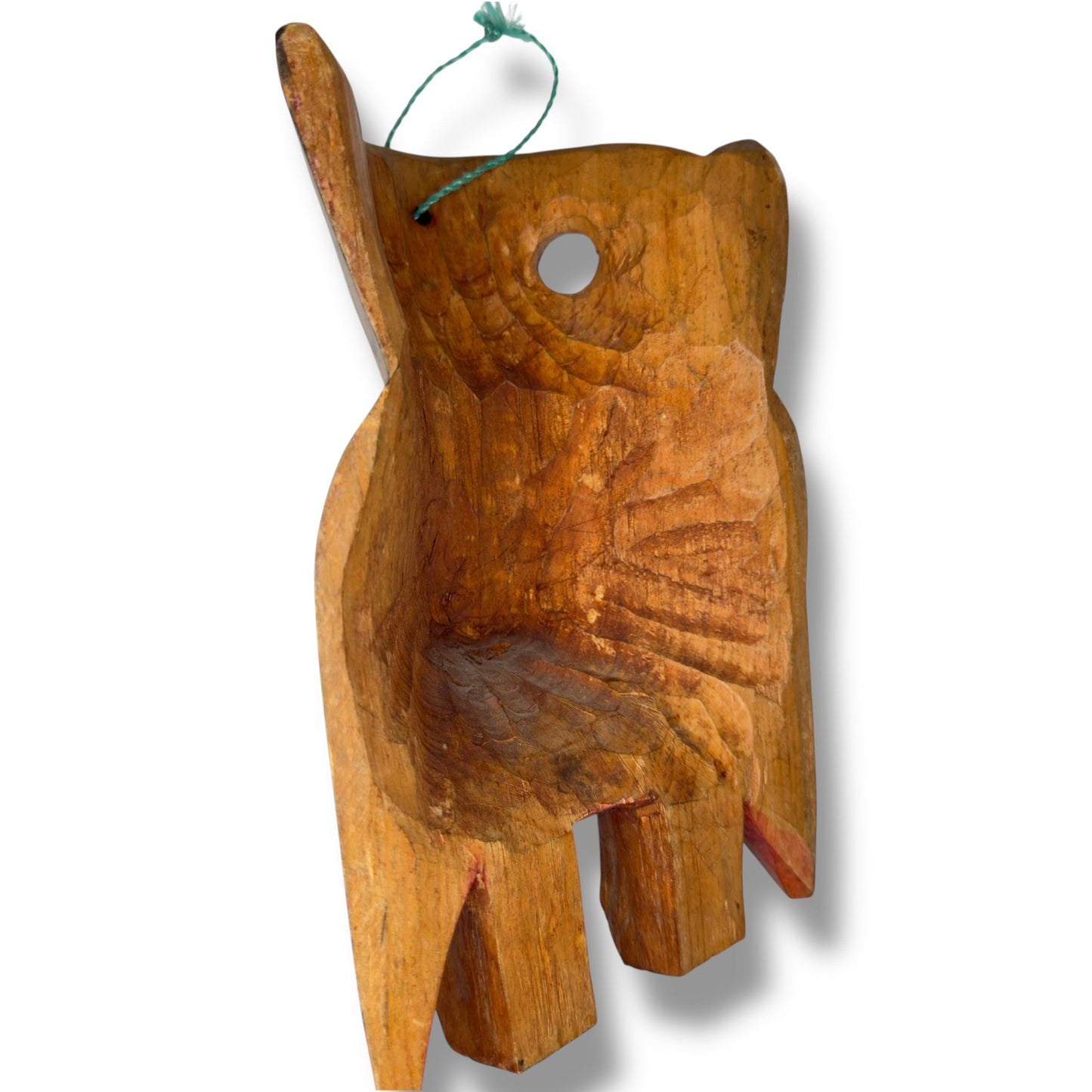 Hand - Carved Guatemalan Owl Mask | Chichicastenango Earth - Tone Wall Art - From The Andes