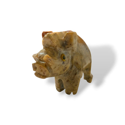 Hand - Carved Marble Animal Figurine, Mini - From The Andes