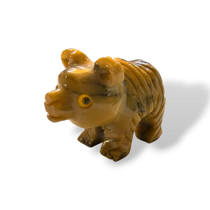 Hand - Carved Marble Animal Figurine, Mini - From The Andes