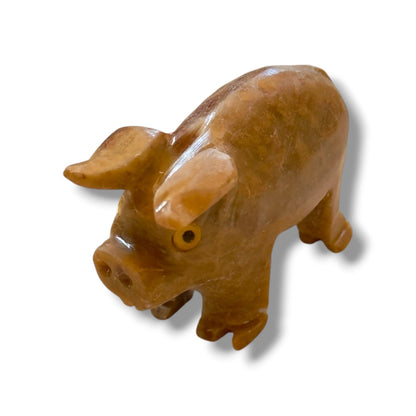 Hand - Carved Marble Animal Figurine, Mini - From The Andes