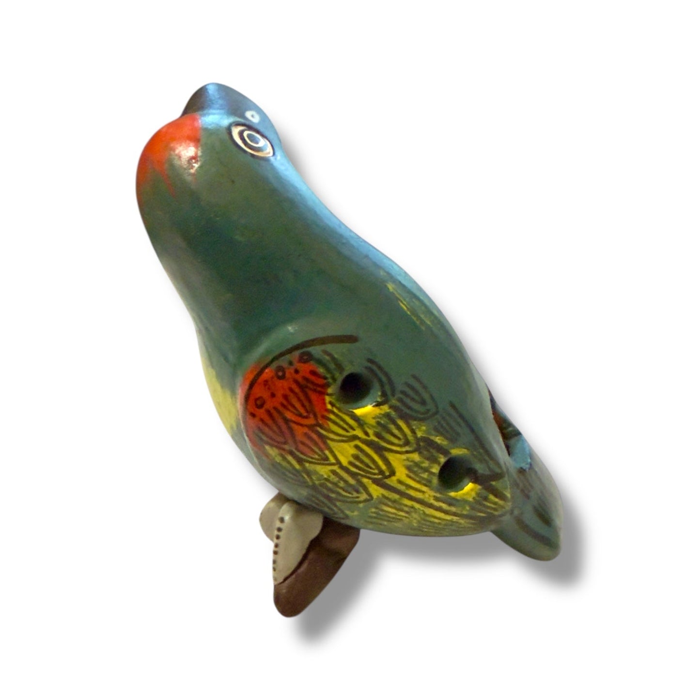 Handcrafted Peruvian Animal Ocarina - From The Andes