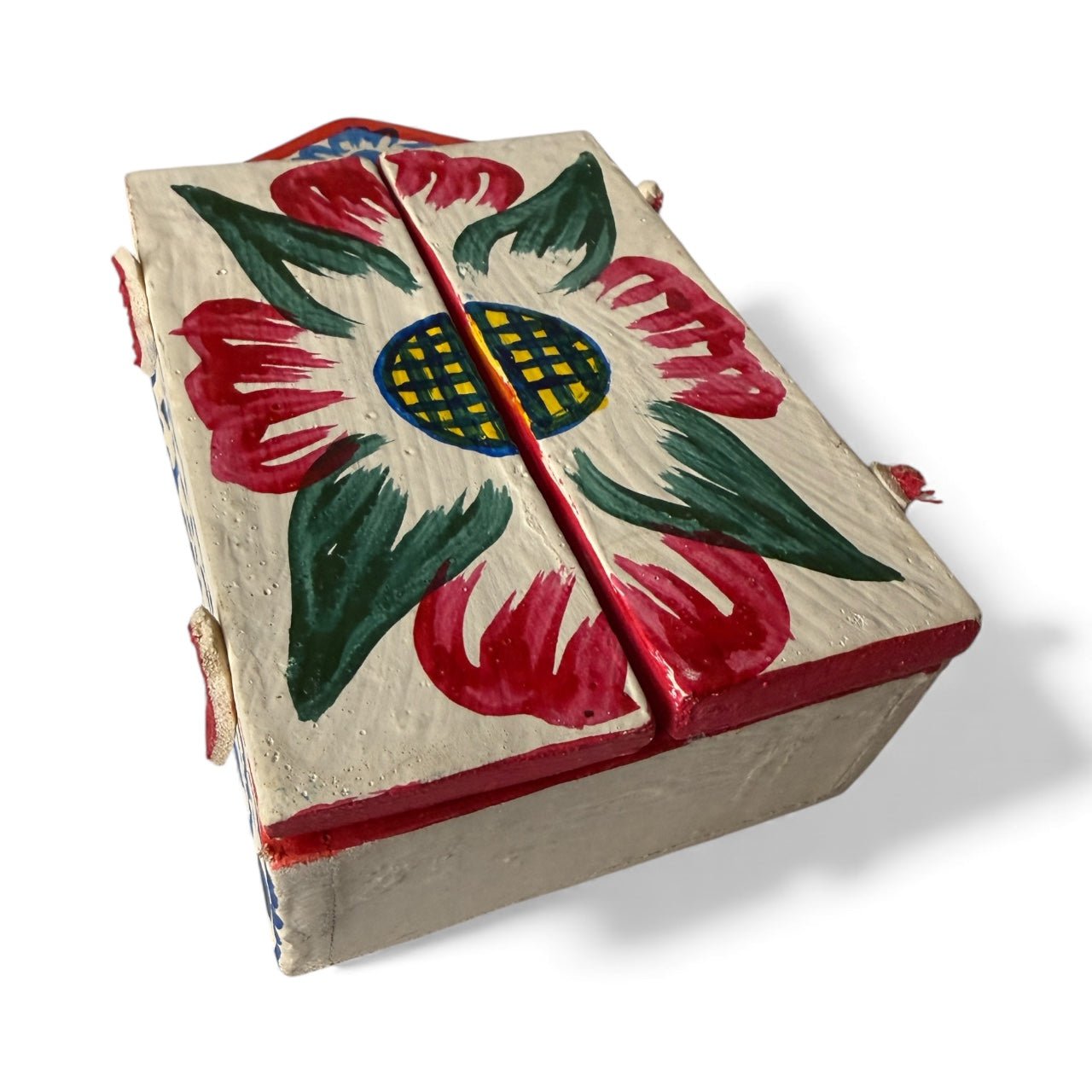 Handmade Peruvian Retablo Nativity Shrine - From The Andes