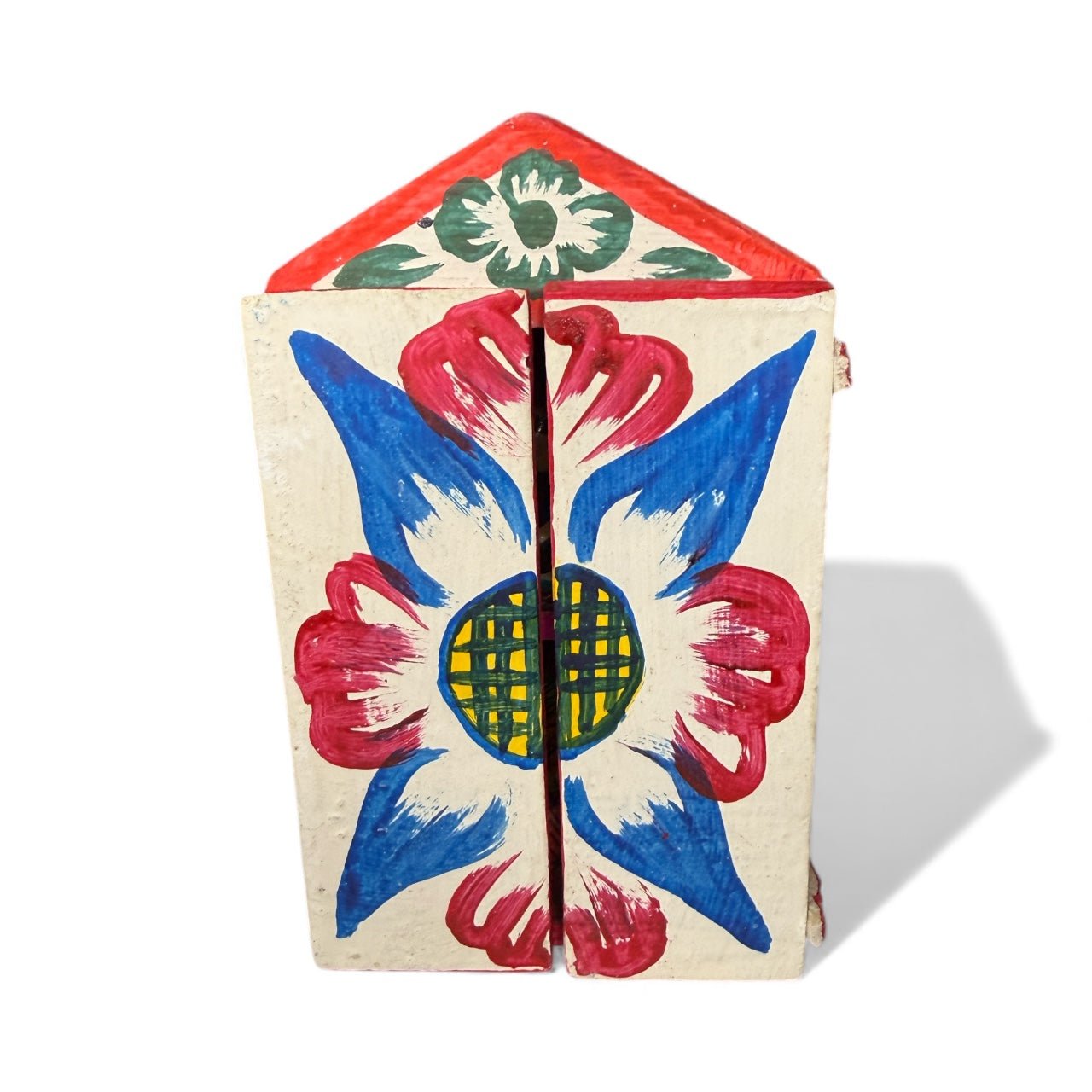 Handmade Peruvian Retablo Nativity Shrine - From The Andes