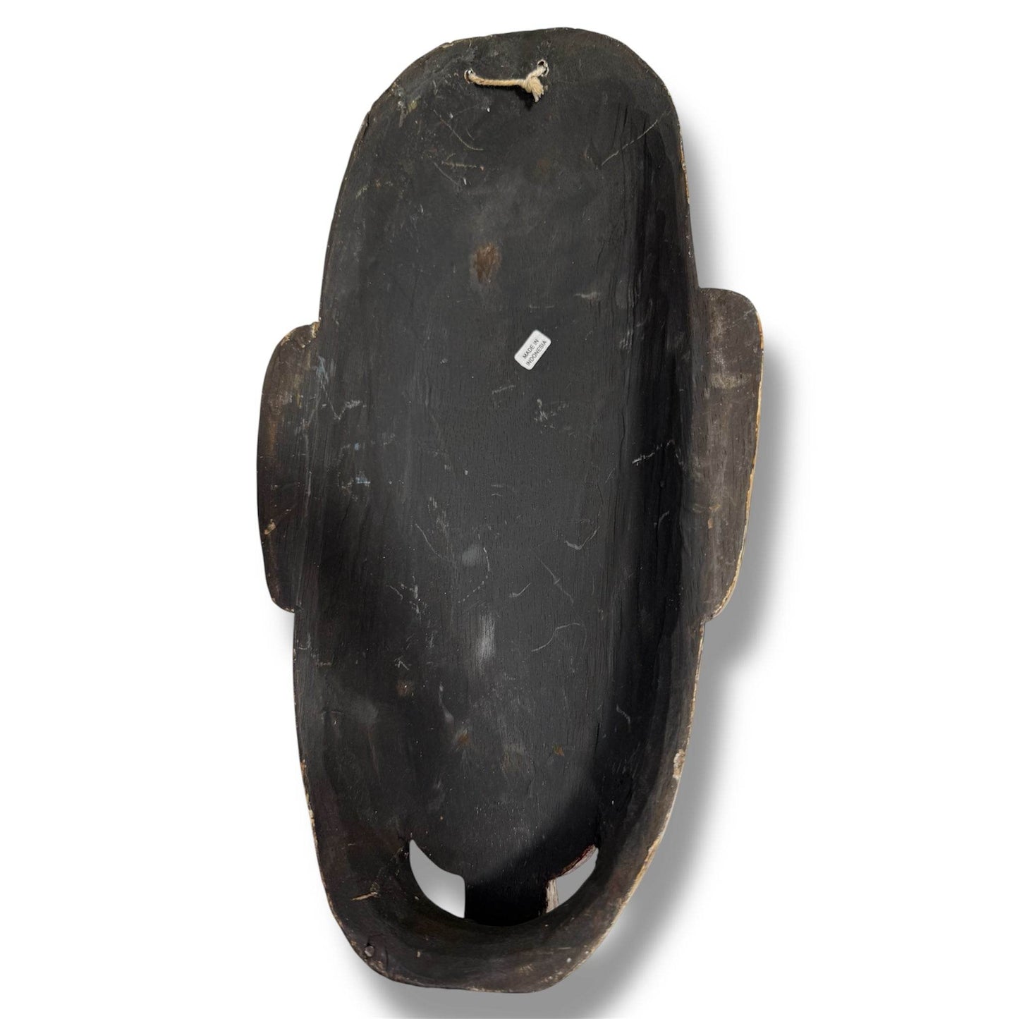 Indonesian Hand - Carved Folk Mask with Buck Teeth Motif - From The Andes