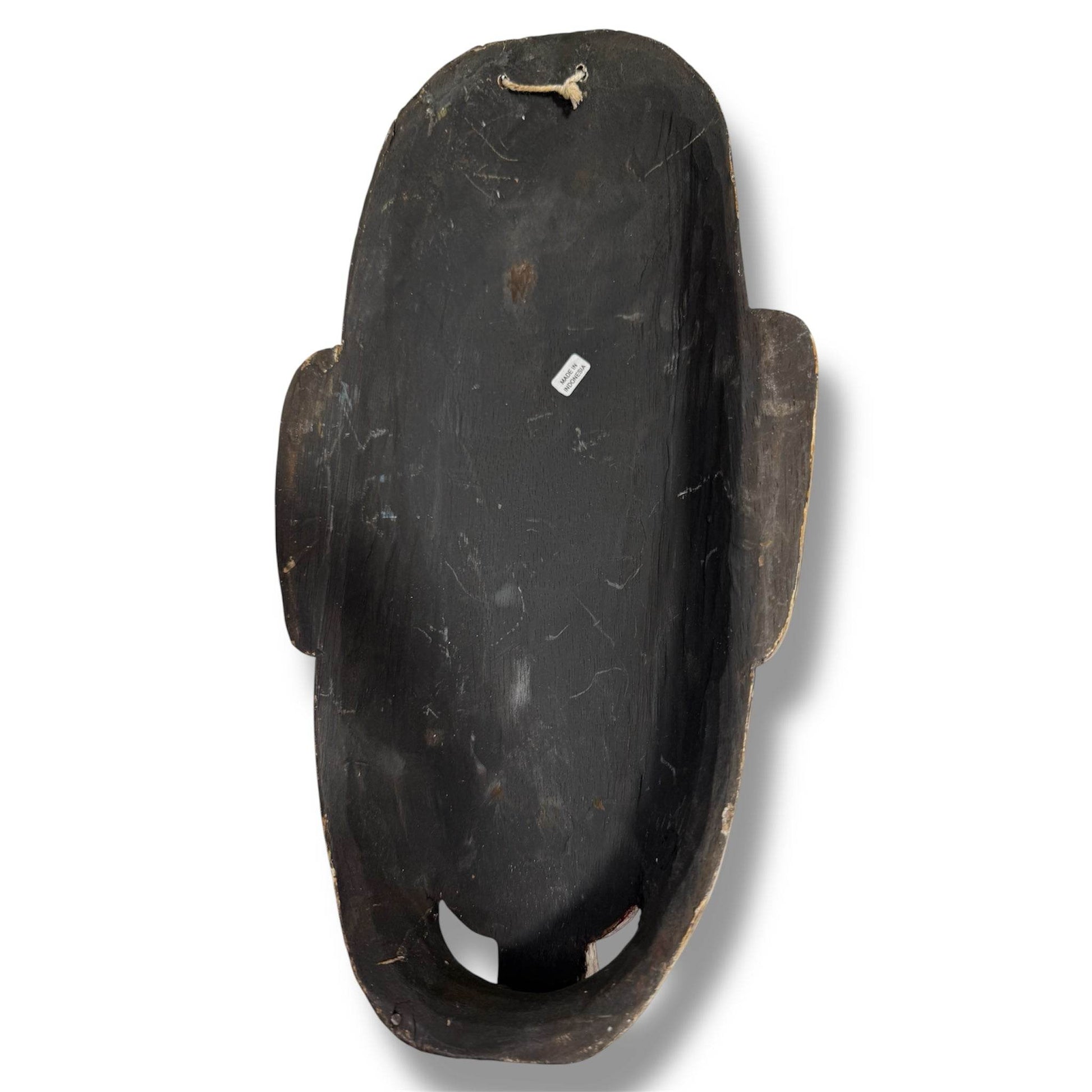 Indonesian Hand - Carved Folk Mask with Buck Teeth Motif - From The Andes