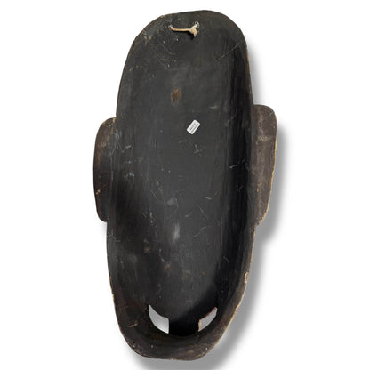 Indonesian Hand - Carved Folk Mask with Buck Teeth Motif - From The Andes