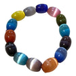 Kaleidoscope Multicolour Cat’s-Eye Glass Bracelet