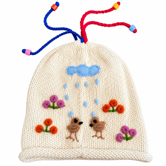 Little Stories from Peru | Hand-Embroidered Cotton Hats - From The Andes