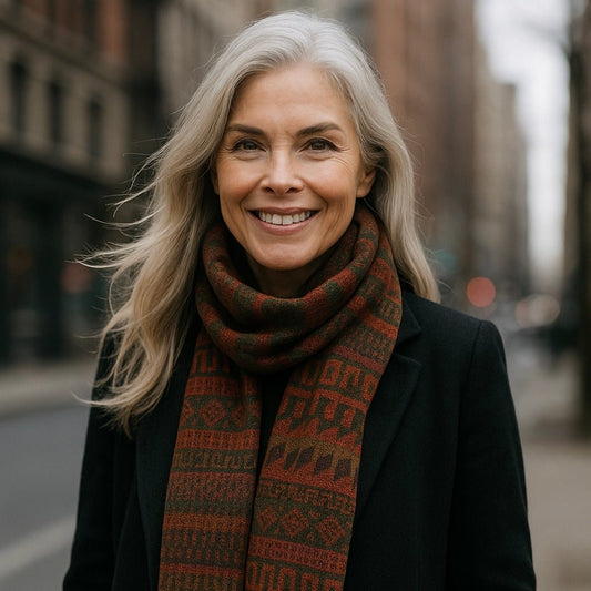 Loom - Woven Alpaca Scarf - From The Andes