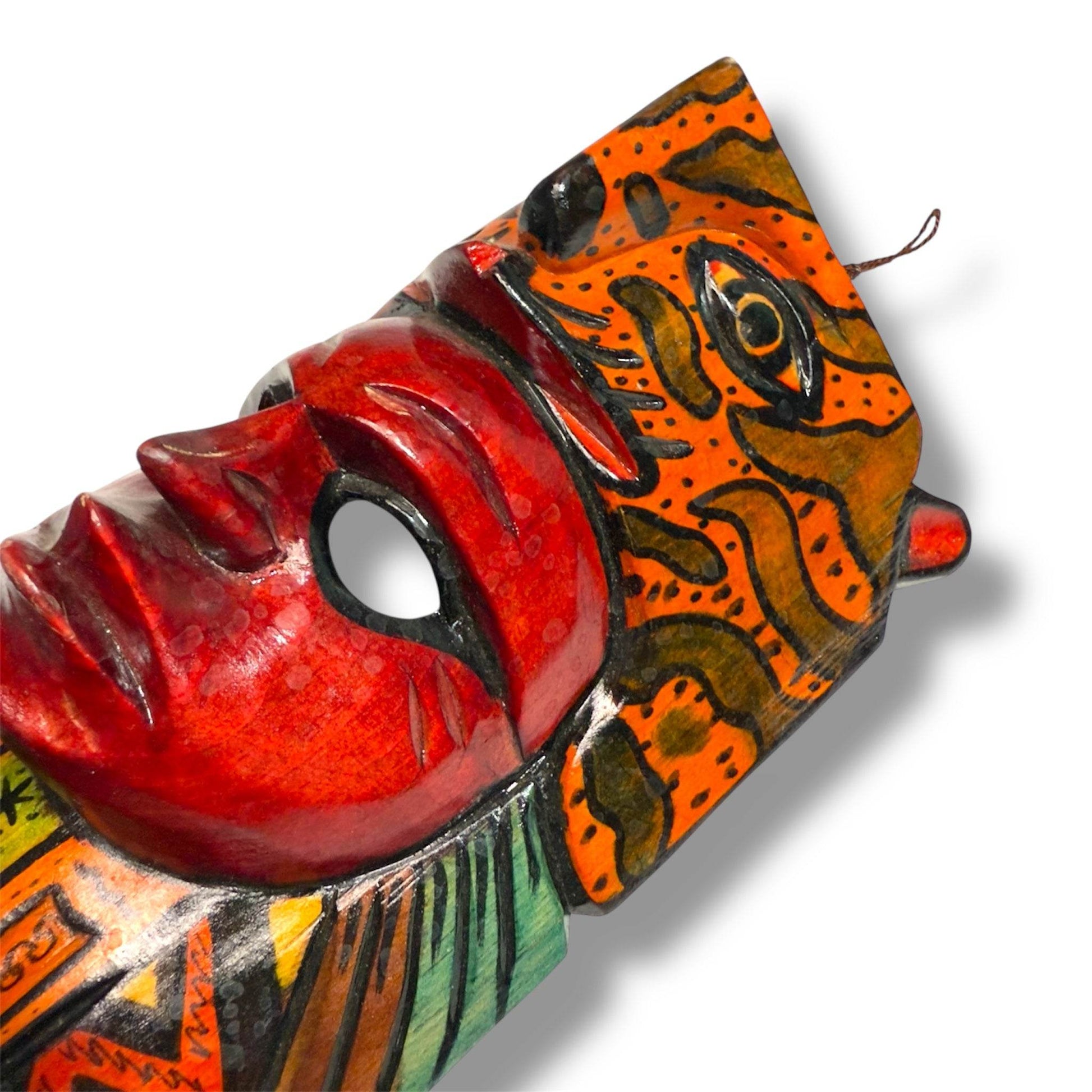 Mayan Spirit Warrior Mask | Jaguar - From The Andes
