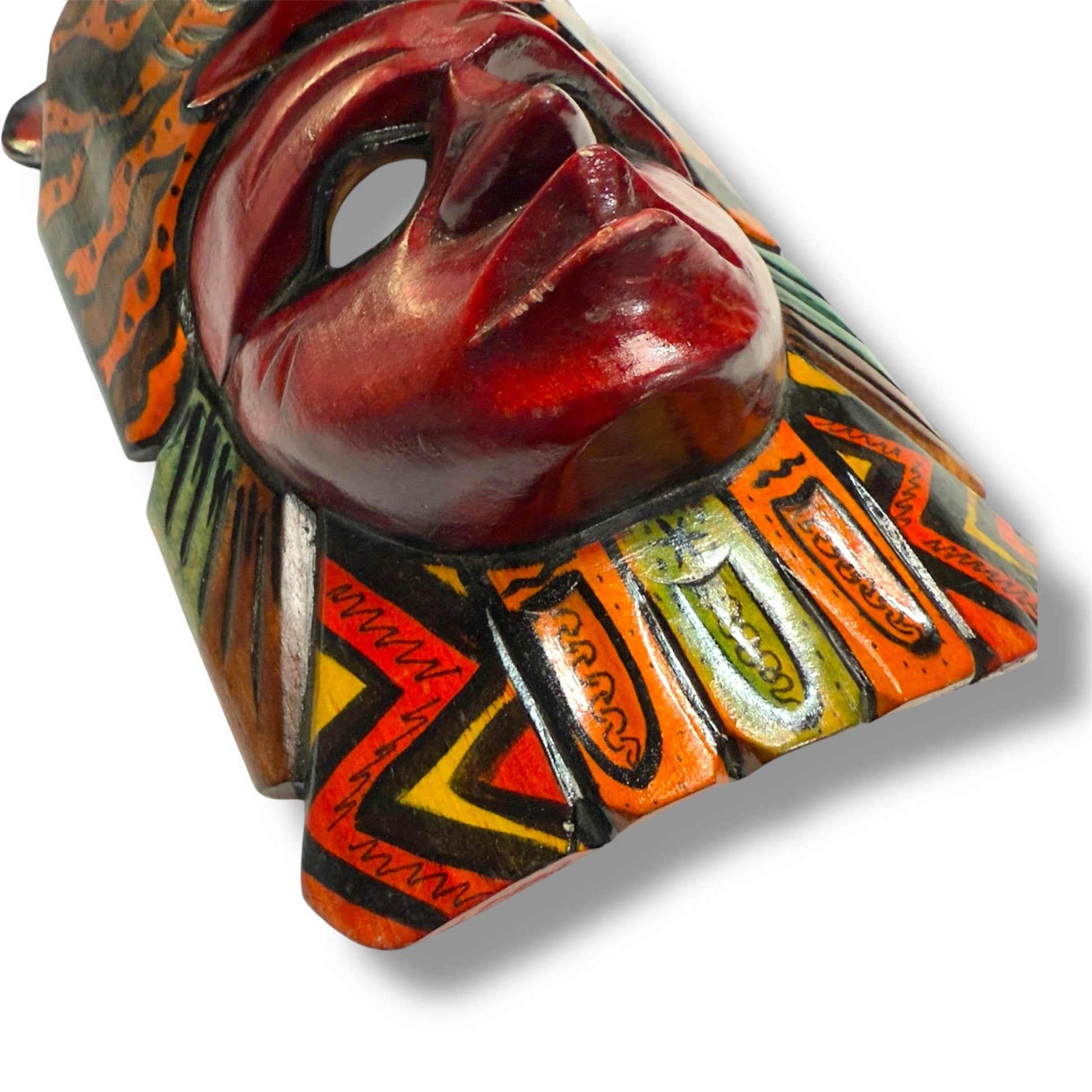 Mayan Spirit Warrior Mask | Jaguar - From The Andes
