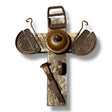 Nambé Pueblo Cross | New Mexico Folk Art | Pablo Flores