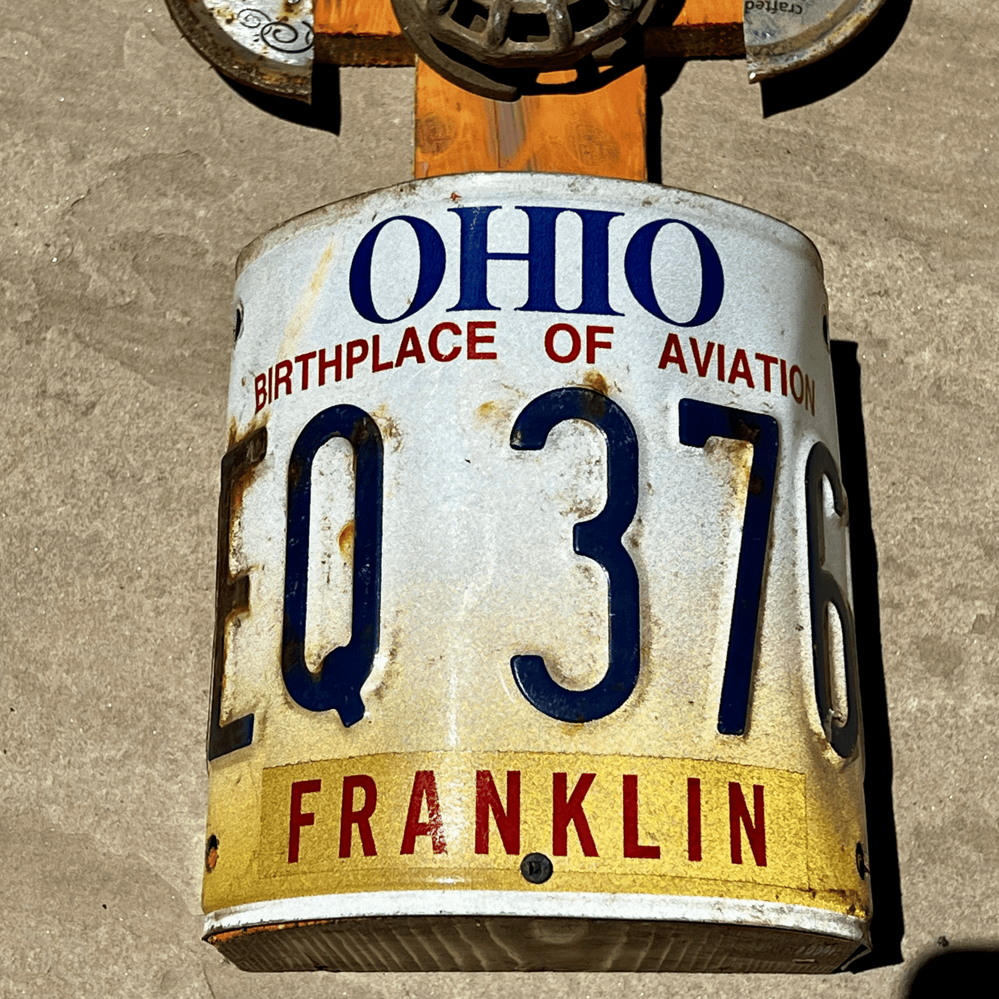 Ohio: Birthplace of Aviation Cross - From The Andes