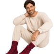 Peruvian Hand-Knit Slipper Socks | Suede Soles