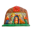 Peruvian Mini Nativity Ornament, Hand Painted Christmas Crèche