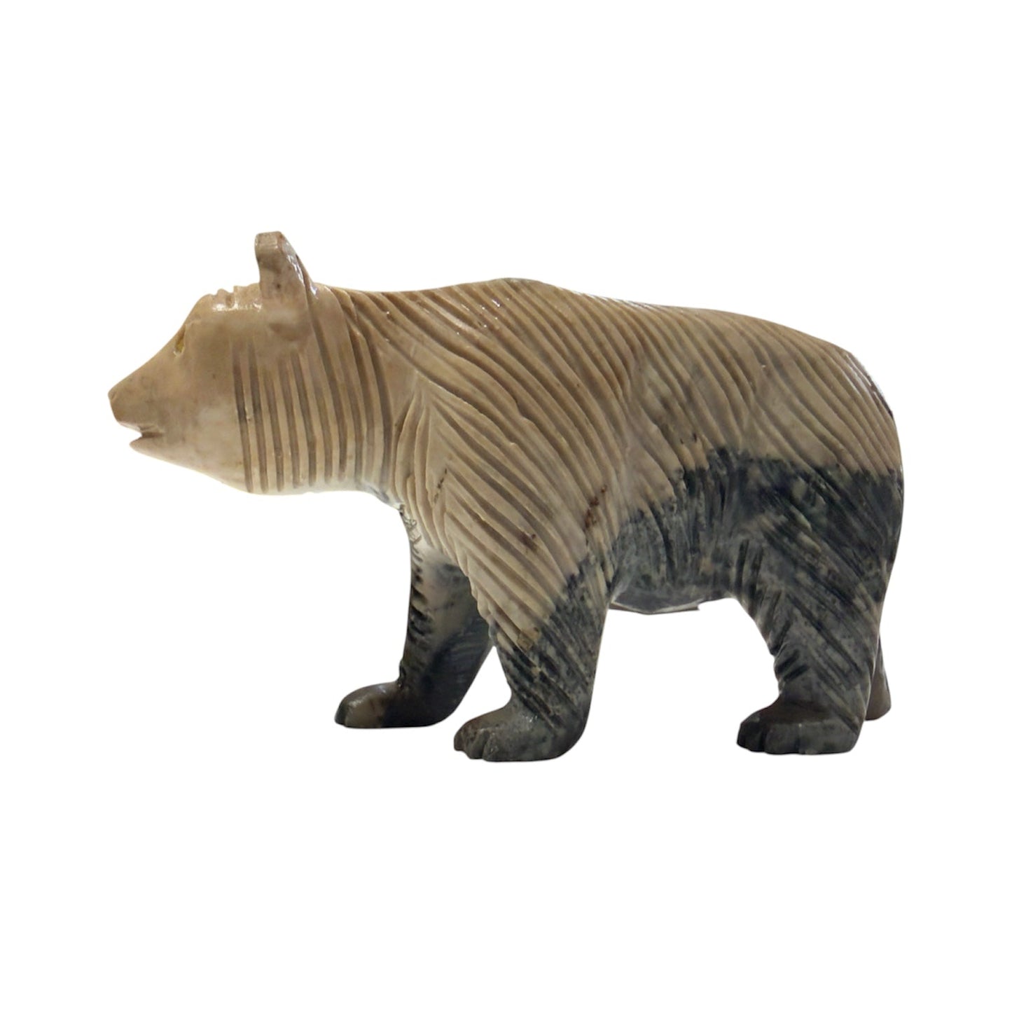 Peruvian Stone Bear Figurine - From The Andes