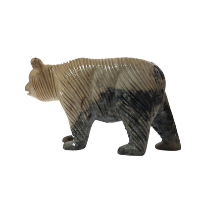 Peruvian Stone Bear Figurine - From The Andes