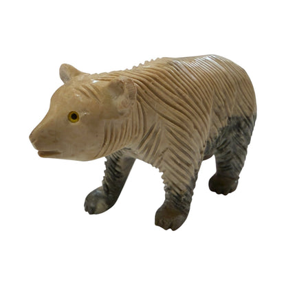 Peruvian Stone Bear Figurine - From The Andes