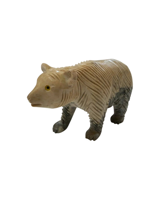Peruvian Stone Bear Figurine - From The Andes