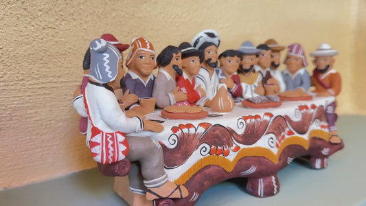 Ceramic Last Supper from Ayacucho