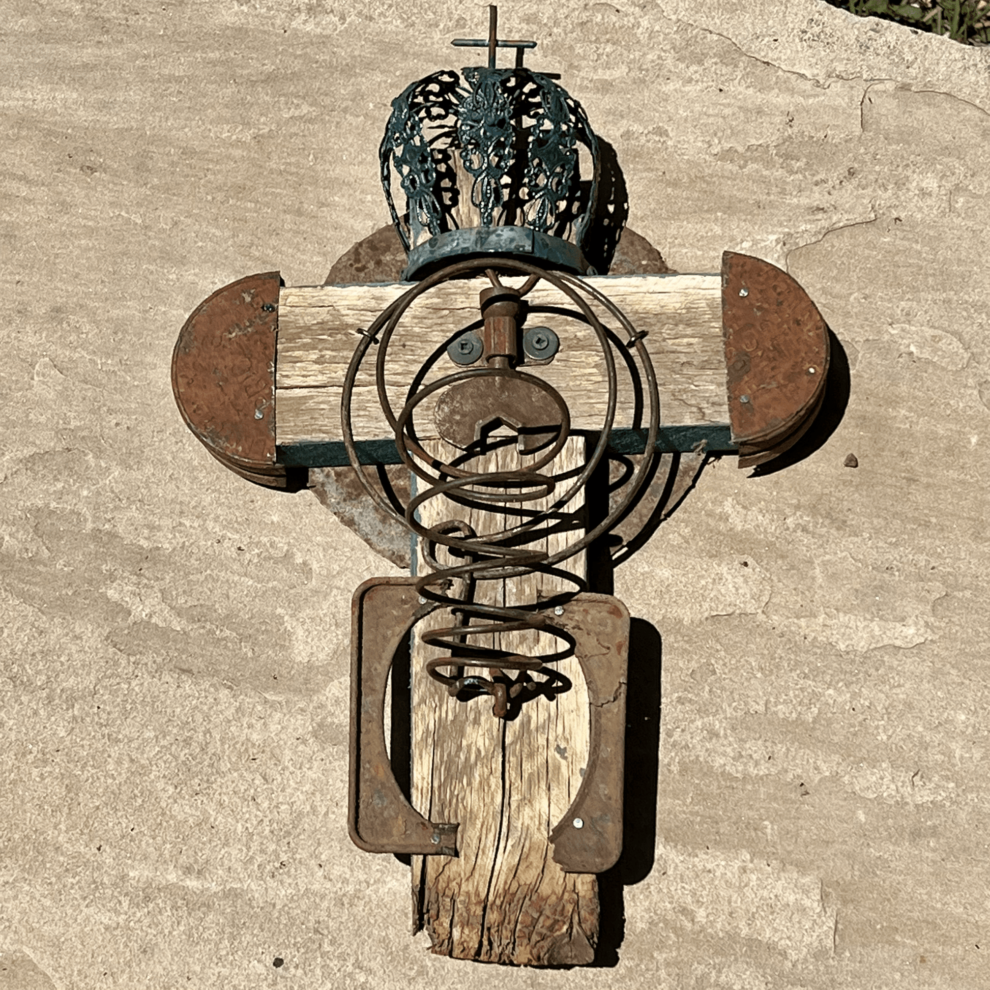 San Idelfonso Pueblo Cross (Santa Fe County, New Mexico) - From The Andes