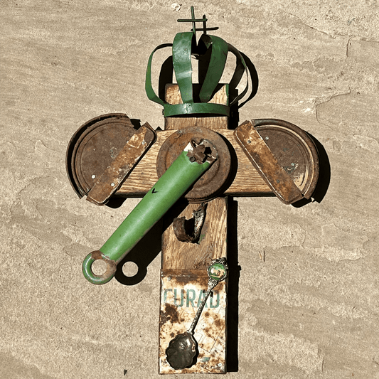 Tesuque Pueblo Cross (Santa Fe, County) - From The Andes