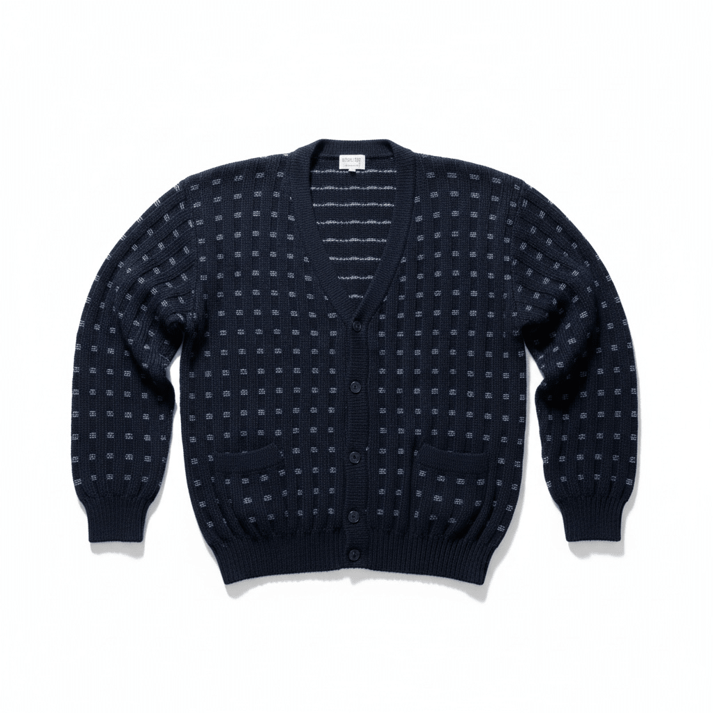 The Bergen Alpaca Cardigan | 100% Peruvian Alpaca | Men's Large - From The Andes
