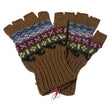The Boulder Fingerless Gloves | Pure Alpaca