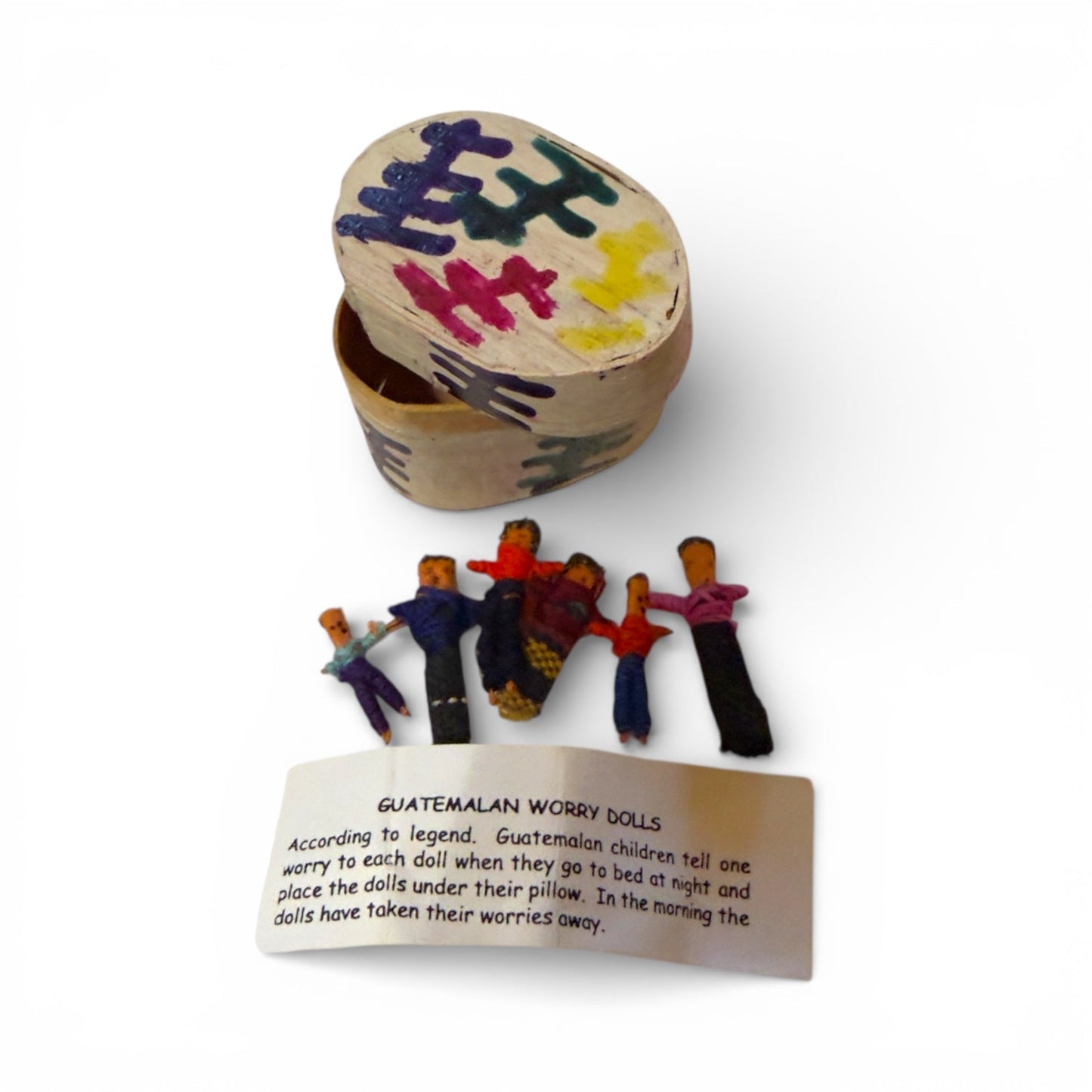 The Complete Worry Doll System: 5 - Set Artisan Collection - From The Andes