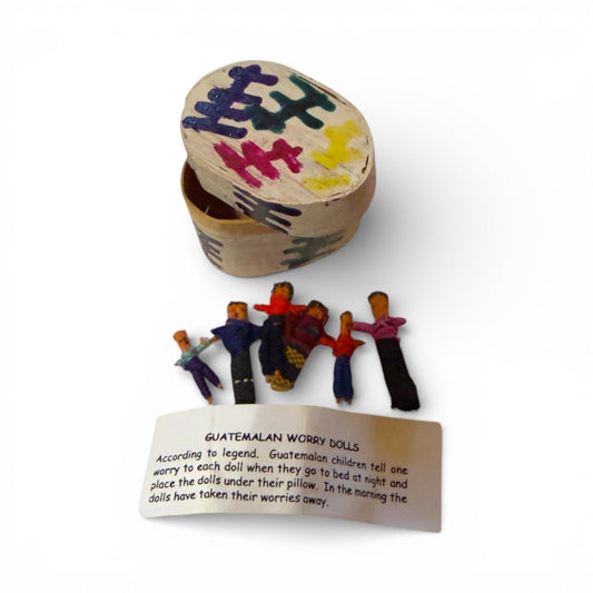 The Complete Worry Doll System: 5 - Set Artisan Collection - From The Andes