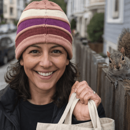 The Crest Beanie | Pure Alpaca - From The Andes