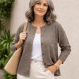 Le cardigan Florence en alpaga | 100 % alpaga péruvien | Femme Grande taille