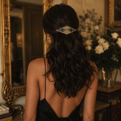 The Peacock Eye | Handcrafted Indonesian Barrette - From The Andes