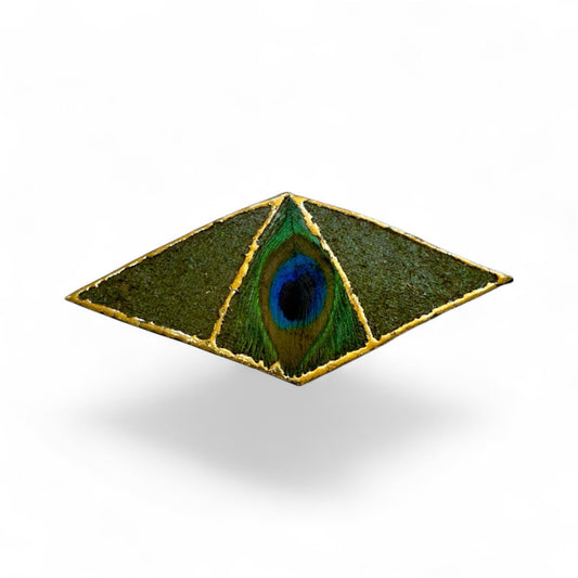 The Peacock Eye | Handcrafted Indonesian Barrette - From The Andes