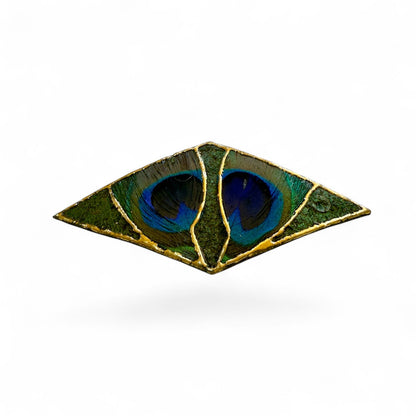 The Peacock Eye | Handcrafted Indonesian Barrette - From The Andes