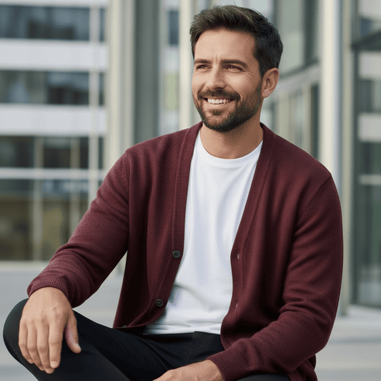 The Stockholm Alpaca Cardigan | Boxy U.S. Large Fit - From The Andes