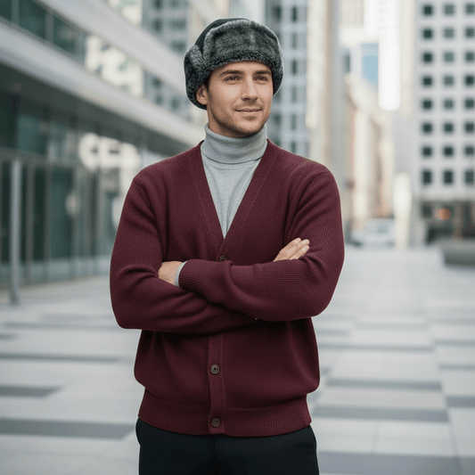 The Stockholm Alpaca Cardigan | Boxy U.S. Large Fit - From The Andes