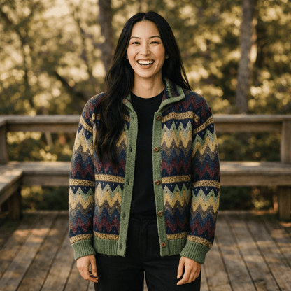 The Valencia Alpaca Cardigan - From The Andes