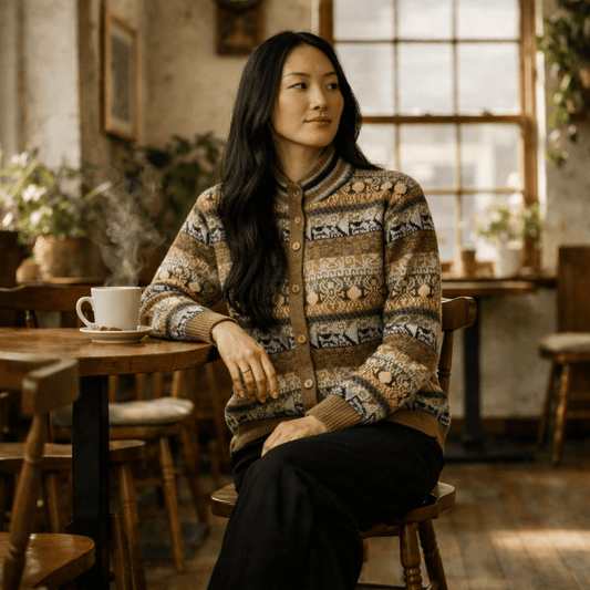 The Valencia Alpaca Cardigan - From The Andes