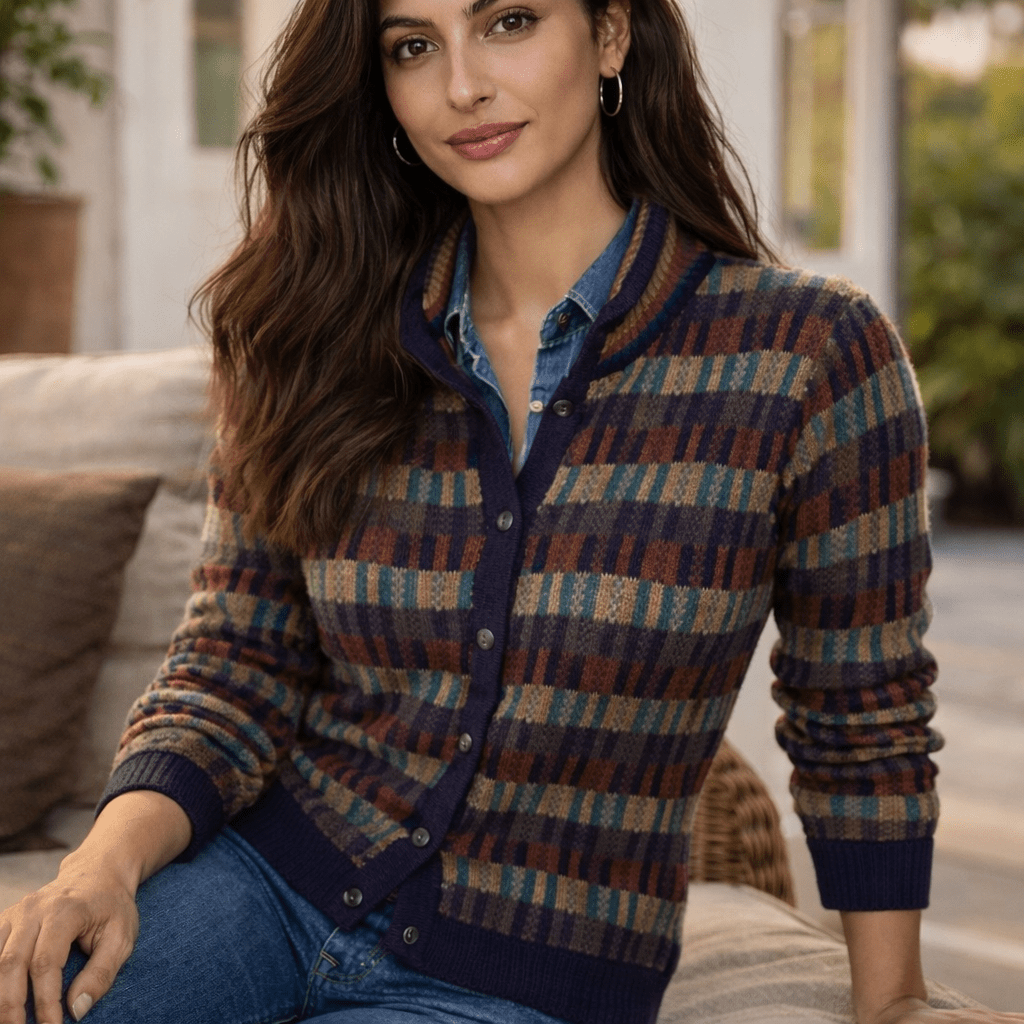 The Valencia Alpaca Cardigan - From The Andes