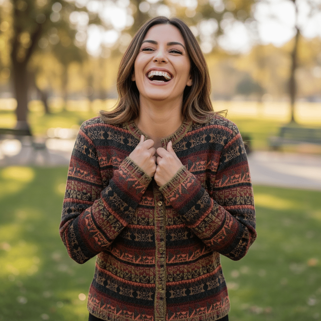 The Vienna Alpaca Jacquard Cardigan - From The Andes