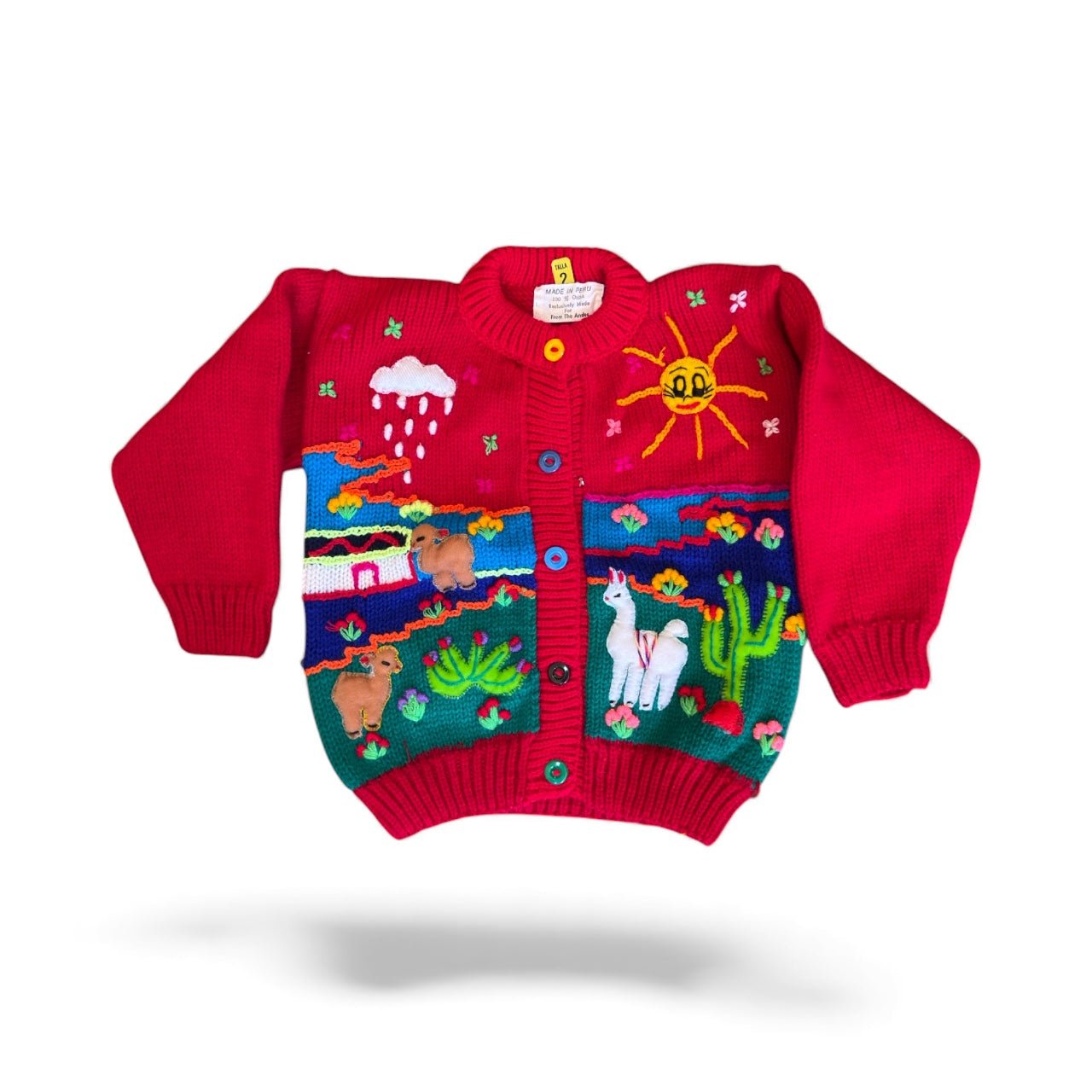 Tiny Traveler Cardigan - From The Andes