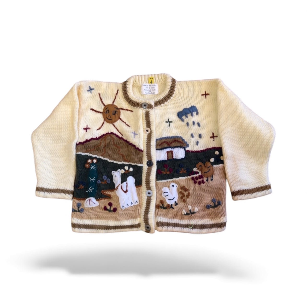 Tiny Traveler Cardigan - From The Andes