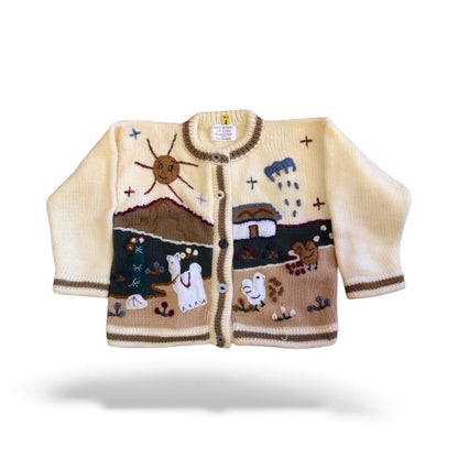Tiny Traveler Cardigan - From The Andes