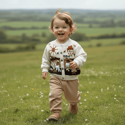 Tiny Traveler Cardigan - From The Andes