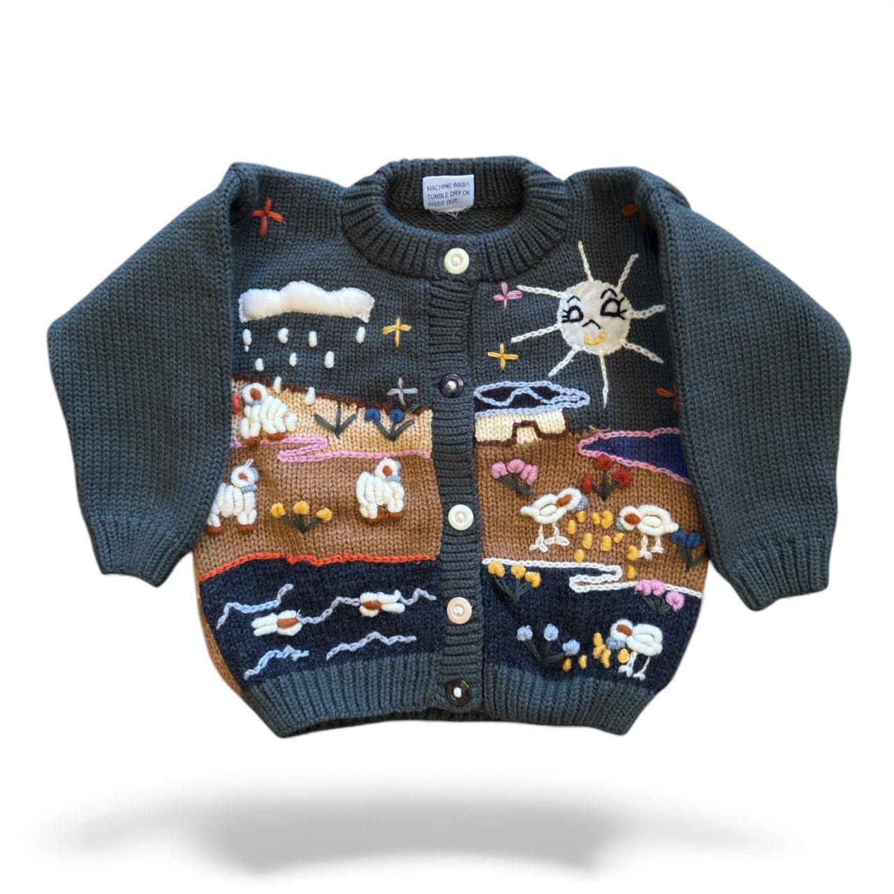 Tiny Traveler Cardigan - From The Andes