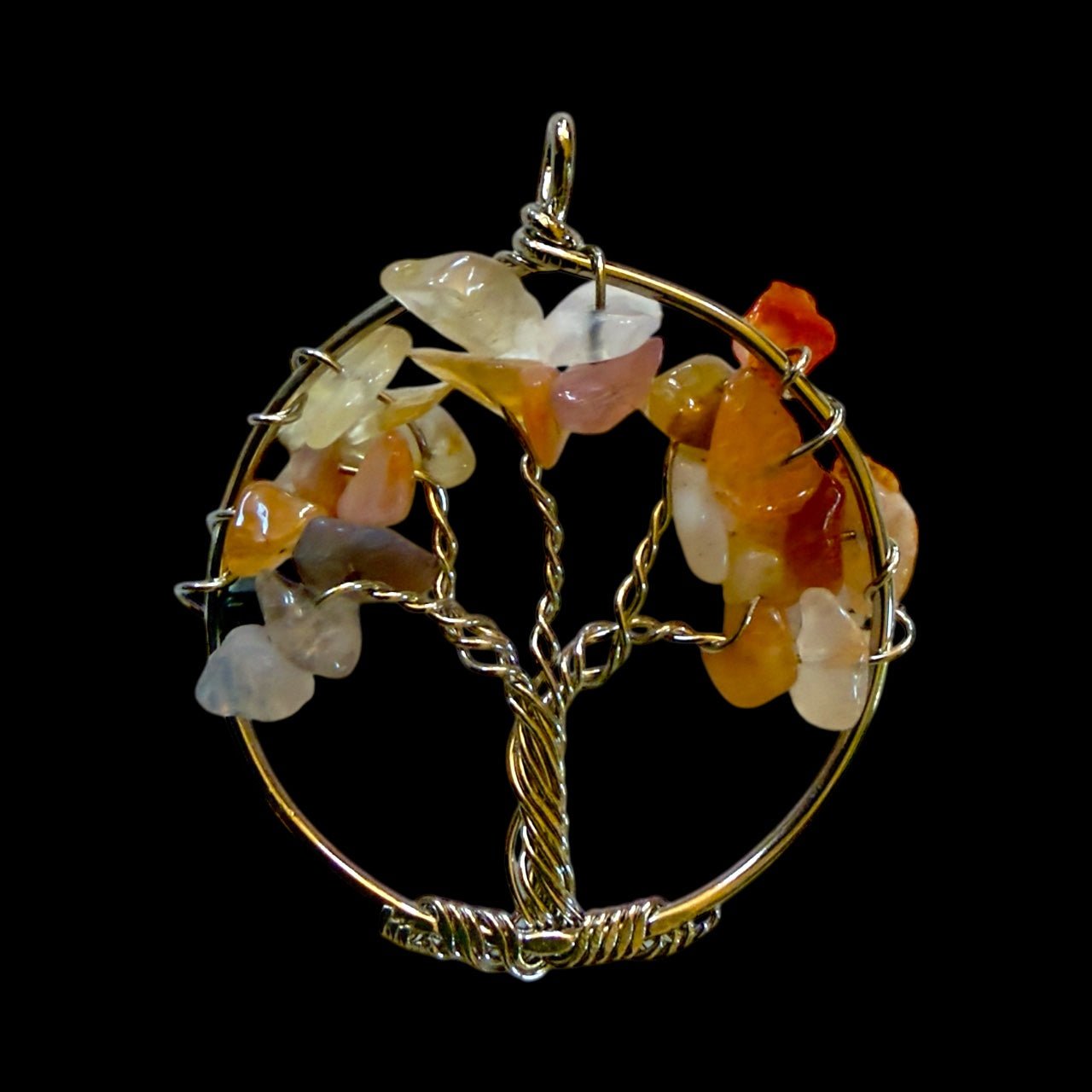 Tree of Life Gemstone Pendant - From The Andes
