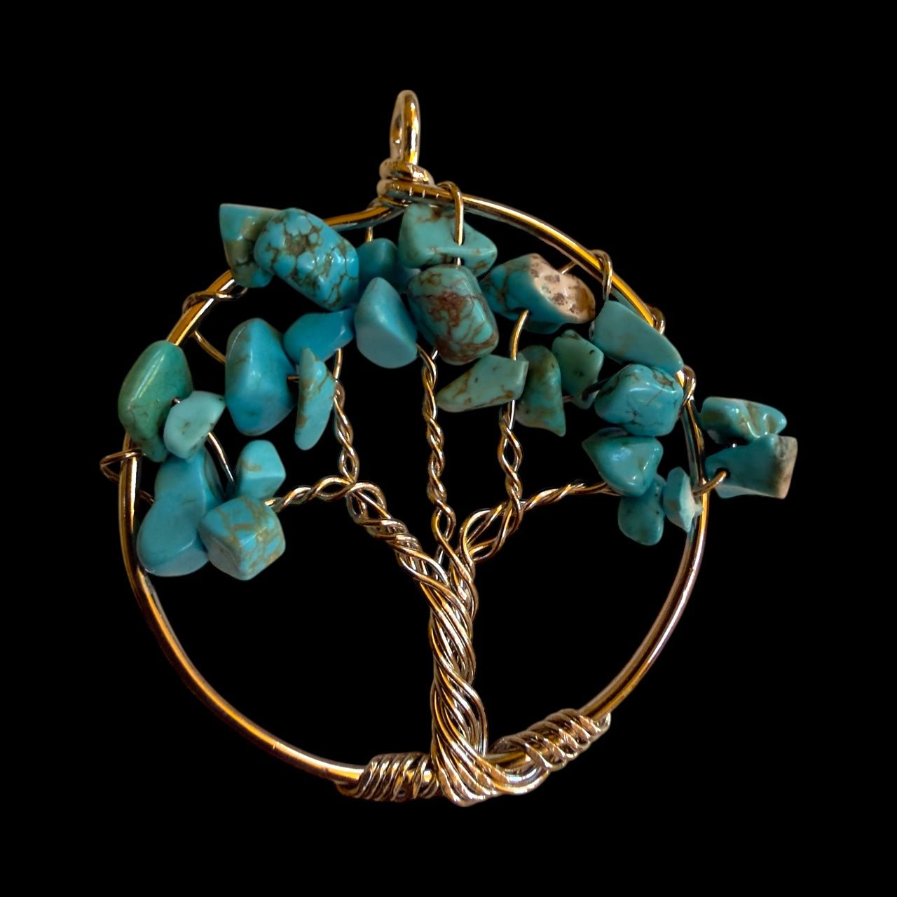 Tree of Life Gemstone Pendant - From The Andes